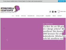 Tablet Screenshot of bekantskaper.se